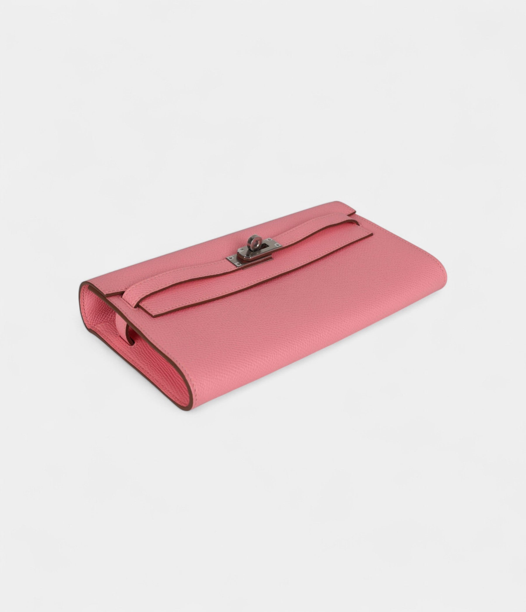 HMKelly Wallet To Go Rose Confetti Epsom Palladium Hardware
