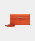 HMKelly Wallet To Go Terre Battue Epsom Leather Palladium Hardware