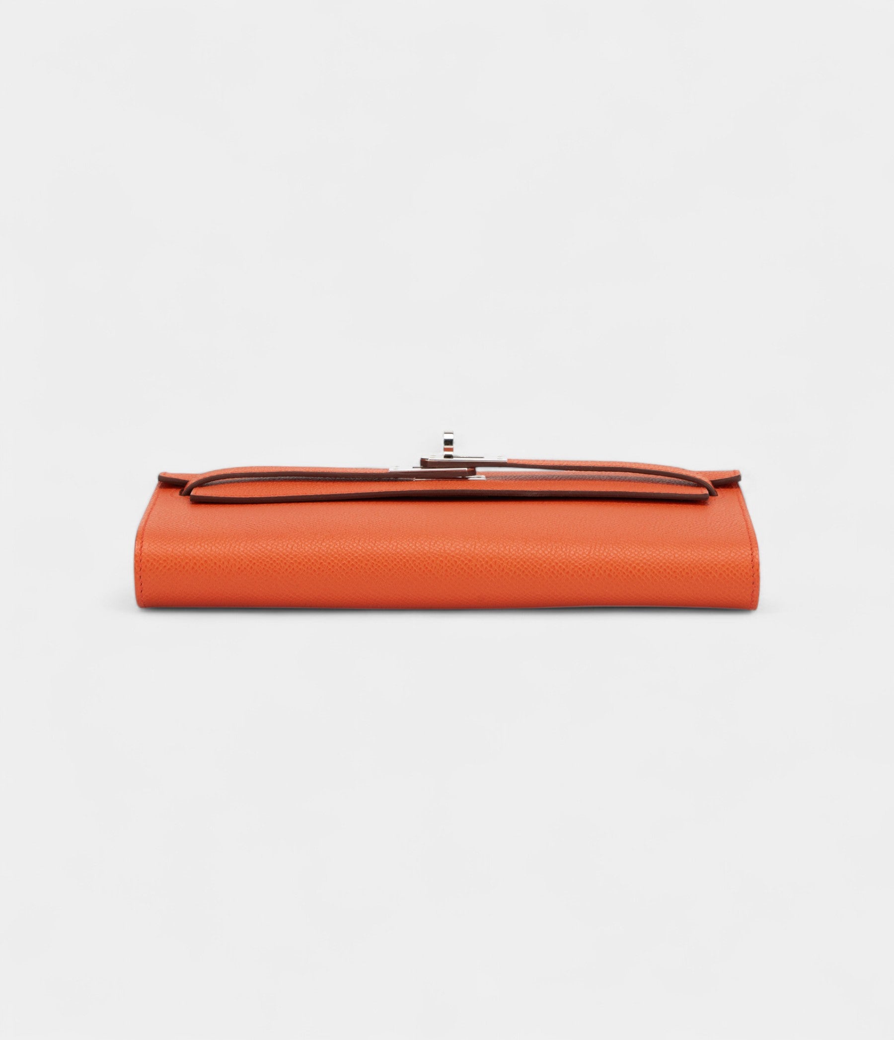 HMKelly Wallet To Go Terre Battue Epsom Leather Palladium Hardware