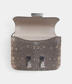Hermes Limited Edition Mini Constance 18 Desert Lizard Palladium Hardware