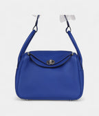 HMLindy 26 Bleu Royal Clemence Palladium Hardware