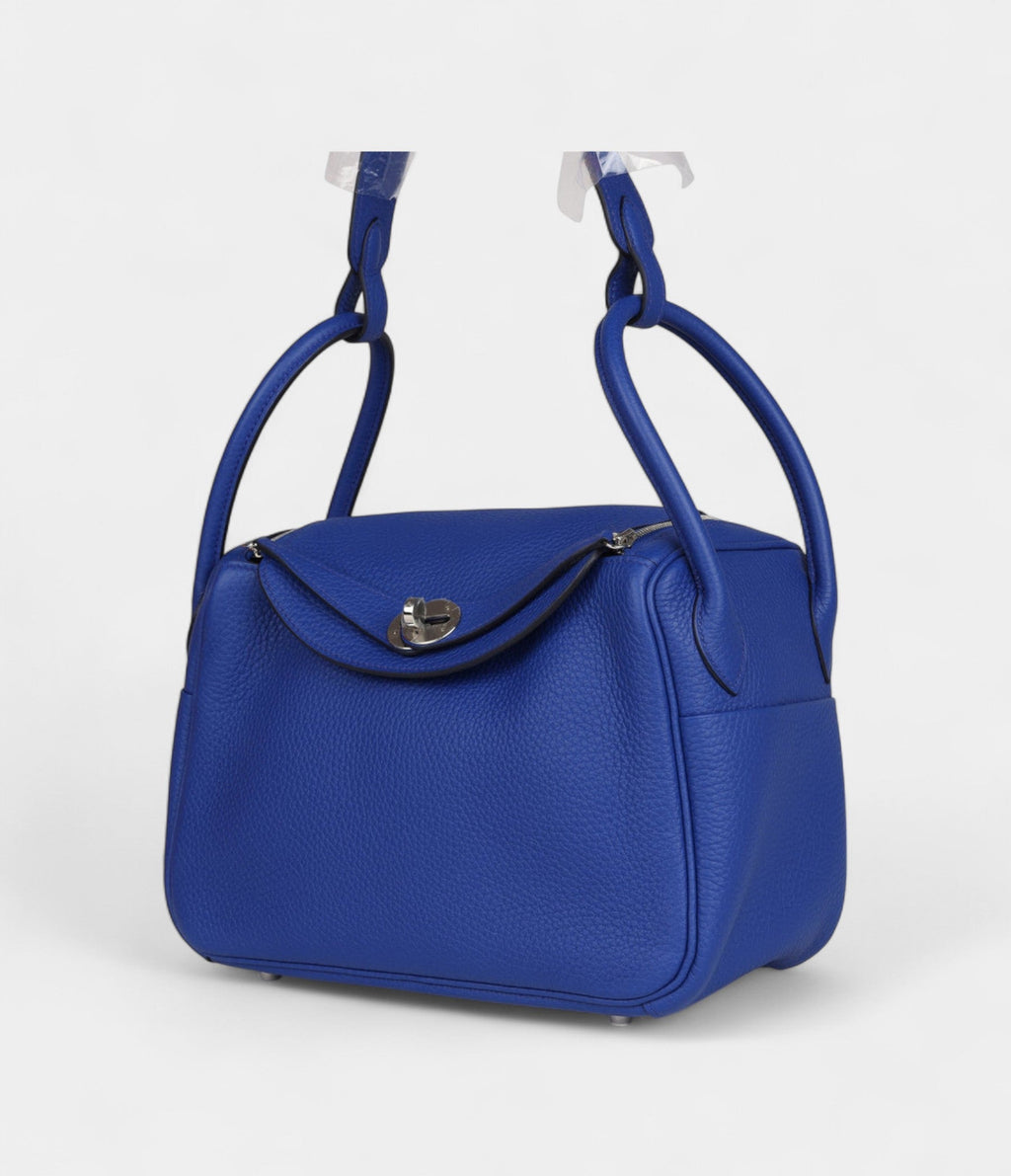 HMLindy 26 Bleu Royal Clemence Palladium Hardware
