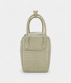 HMLindy 26 Concrete Matte Niloticus Crocodile With Palladium Hardware