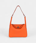 HMLindy 26 Orange Minium Clemence Palladium Hardware