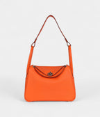 HMLindy 26 Orange Minium Clemence Palladium Hardware