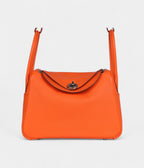 HMLindy 26 Orange Minium Clemence Palladium Hardware