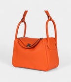 HMLindy 26 Orange Minium Clemence Palladium Hardware
