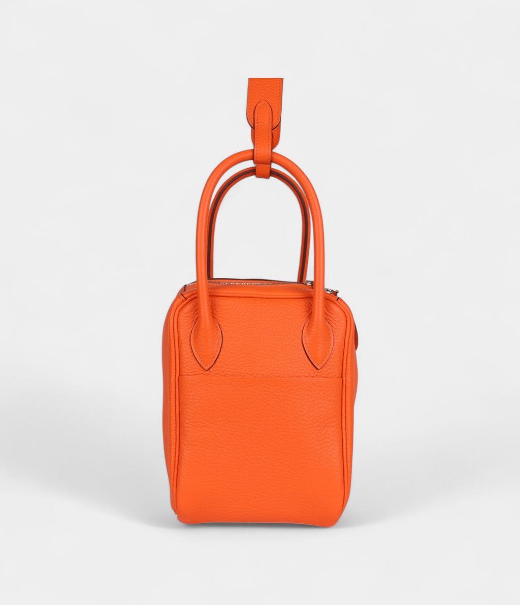 HMLindy 26 Orange Minium Clemence Palladium Hardware