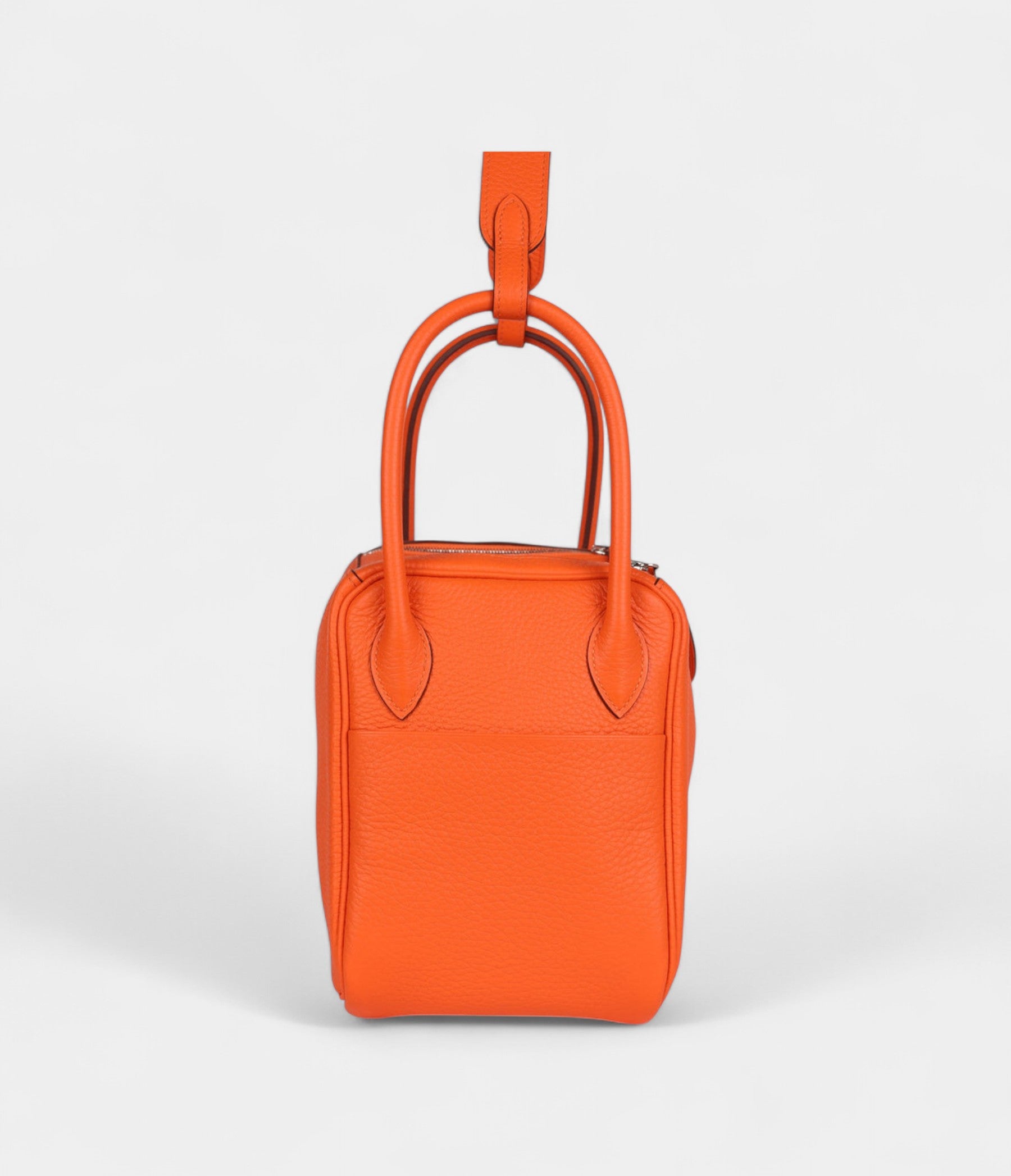 HMLindy 26 Orange Minium Clemence Palladium Hardware