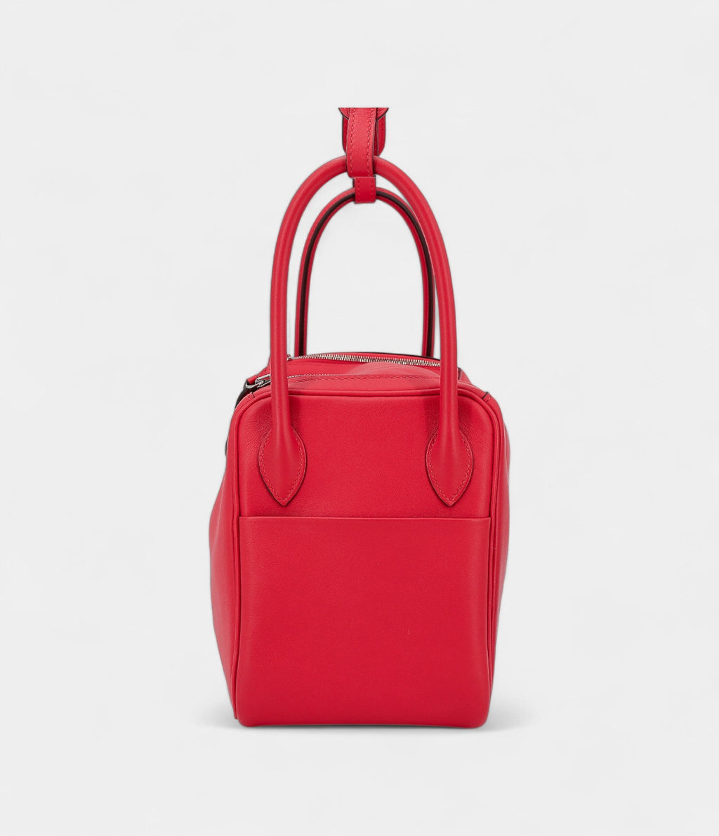 HMLindy 26 Red Heart and Red Chili Swift Leather With Palladium Hardware