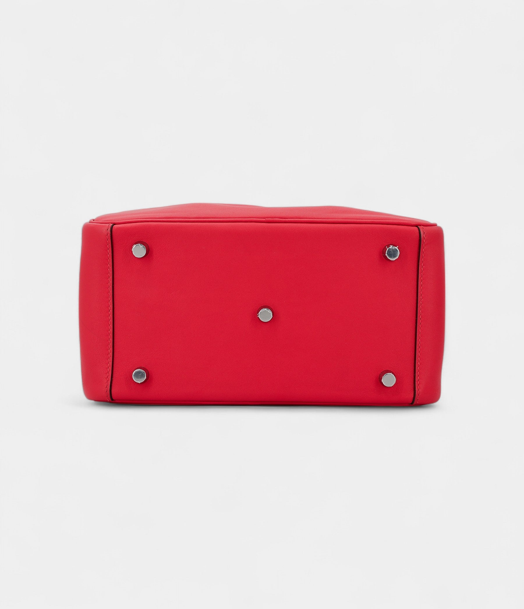 HMLindy 26 Red Heart and Red Chili Swift Leather With Palladium Hardware