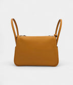 HMLindy 26 Verso in Sesame and Lime Swift Leather with Palladium Hardware