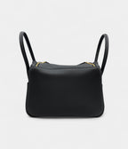 HMLindy 26 in Black Clemence Leather with Palladium Hardware
