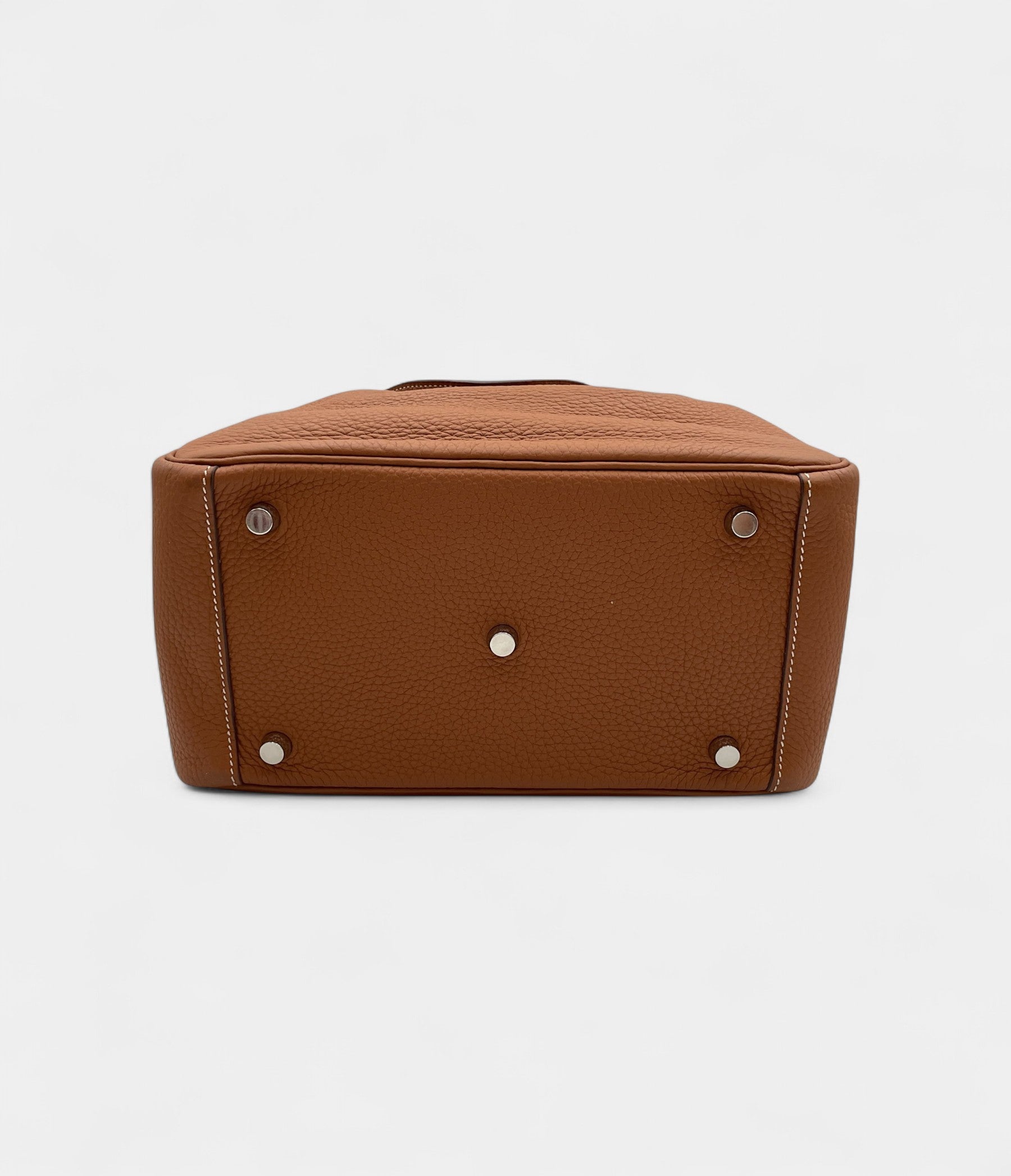 HMLindy 26 in Gold Clemence Leather with Palladium Hardware