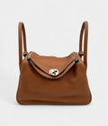 HMLindy 26 in Gold Clemence Leather with Palladium Hardware