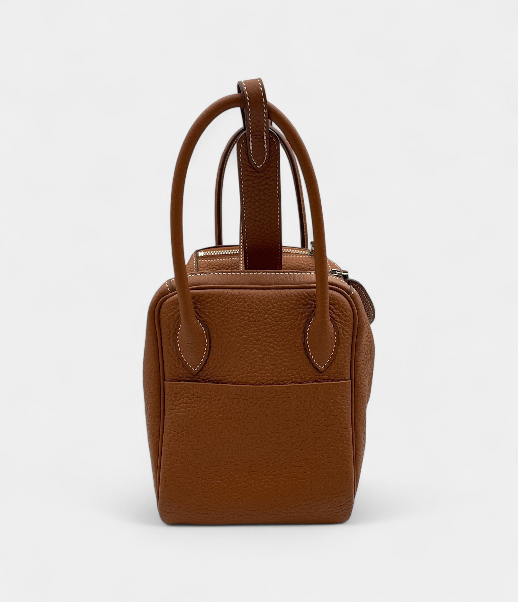 HMLindy 26 in Gold Clemence Leather with Palladium Hardware