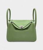 HMLindy 26 in Green Cricket Evercolor Leather with Palladium Hardware