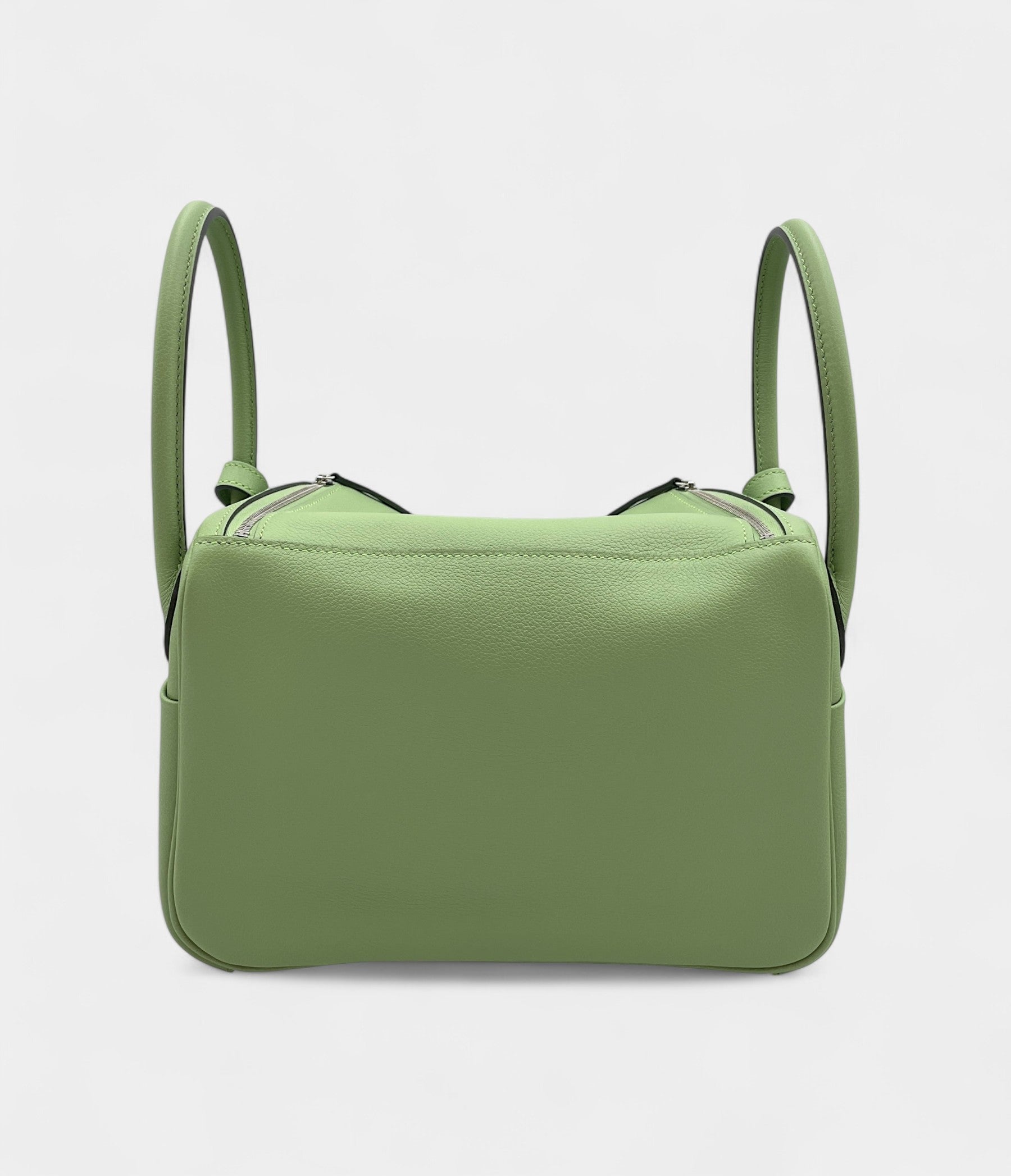 HMLindy 26 in Green Cricket Evercolor Leather with Palladium Hardware
