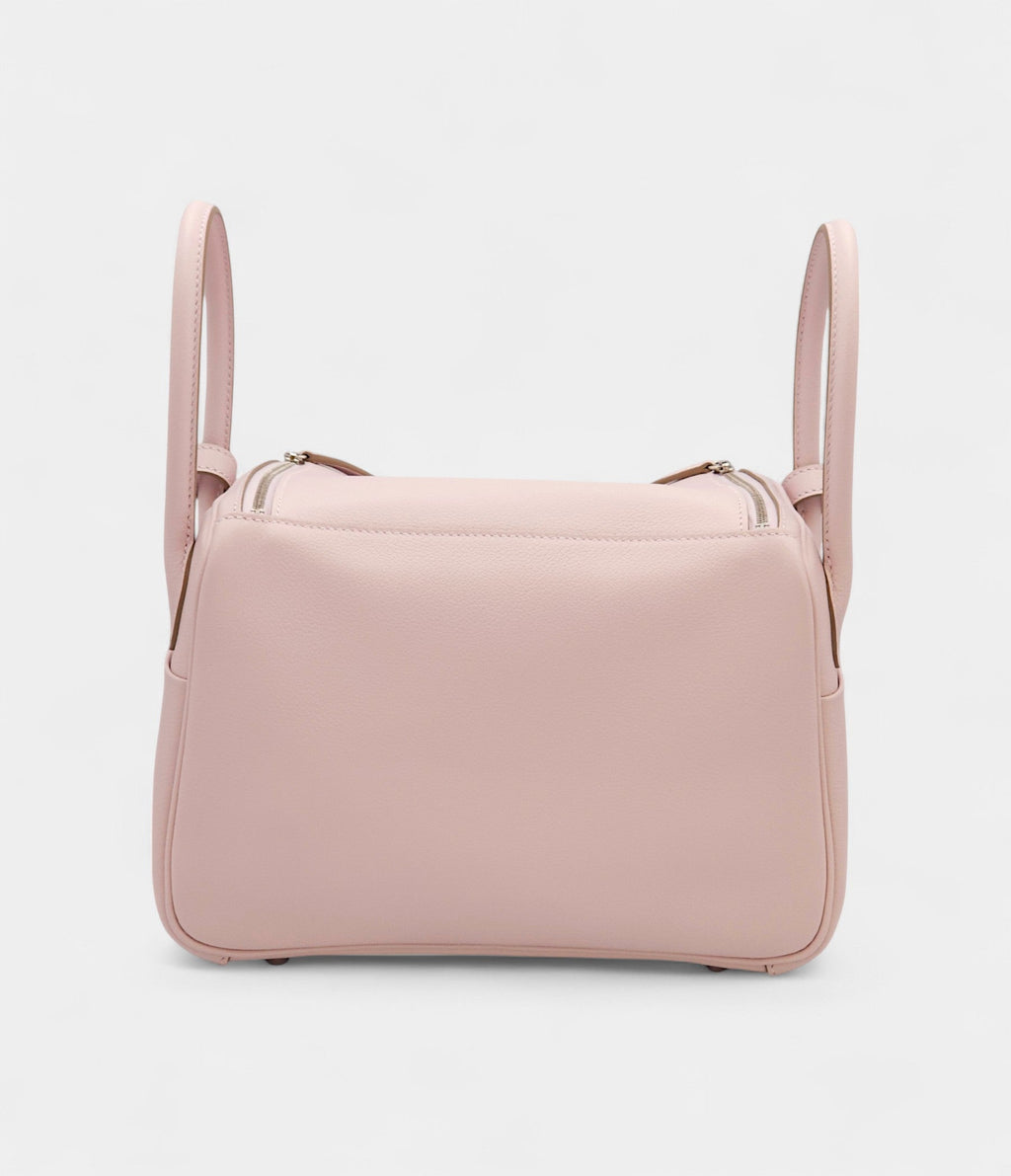 HMLindy 26 in Mauve Pale Evercolor Leather with Palladium Hardware