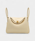 HMLindy 26 in Nata Clemence Leather with Gold Hardware