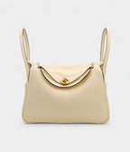 HMLindy 26 in Nata Clemence Leather with Gold Hardware