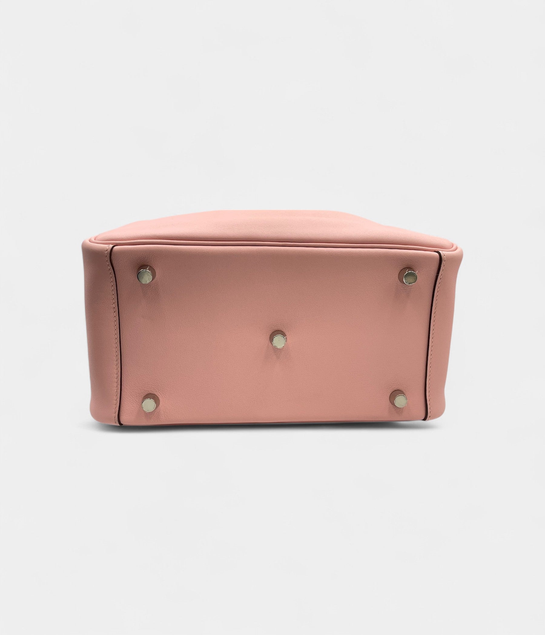 HMLindy 26 in Rose Sakura Swift Leather with Palladium Hardware