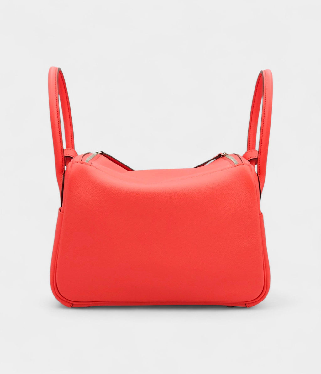 HMLindy 26 in Rose Texas Evercolor Leather with Palladium Hardware