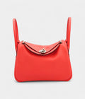 HMLindy 26 in Rose Texas Evercolor Leather with Palladium Hardware