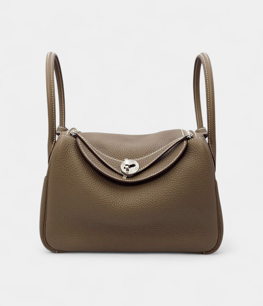 HMLindy 26 in Tow Clemence Leather with Palladium Hardware