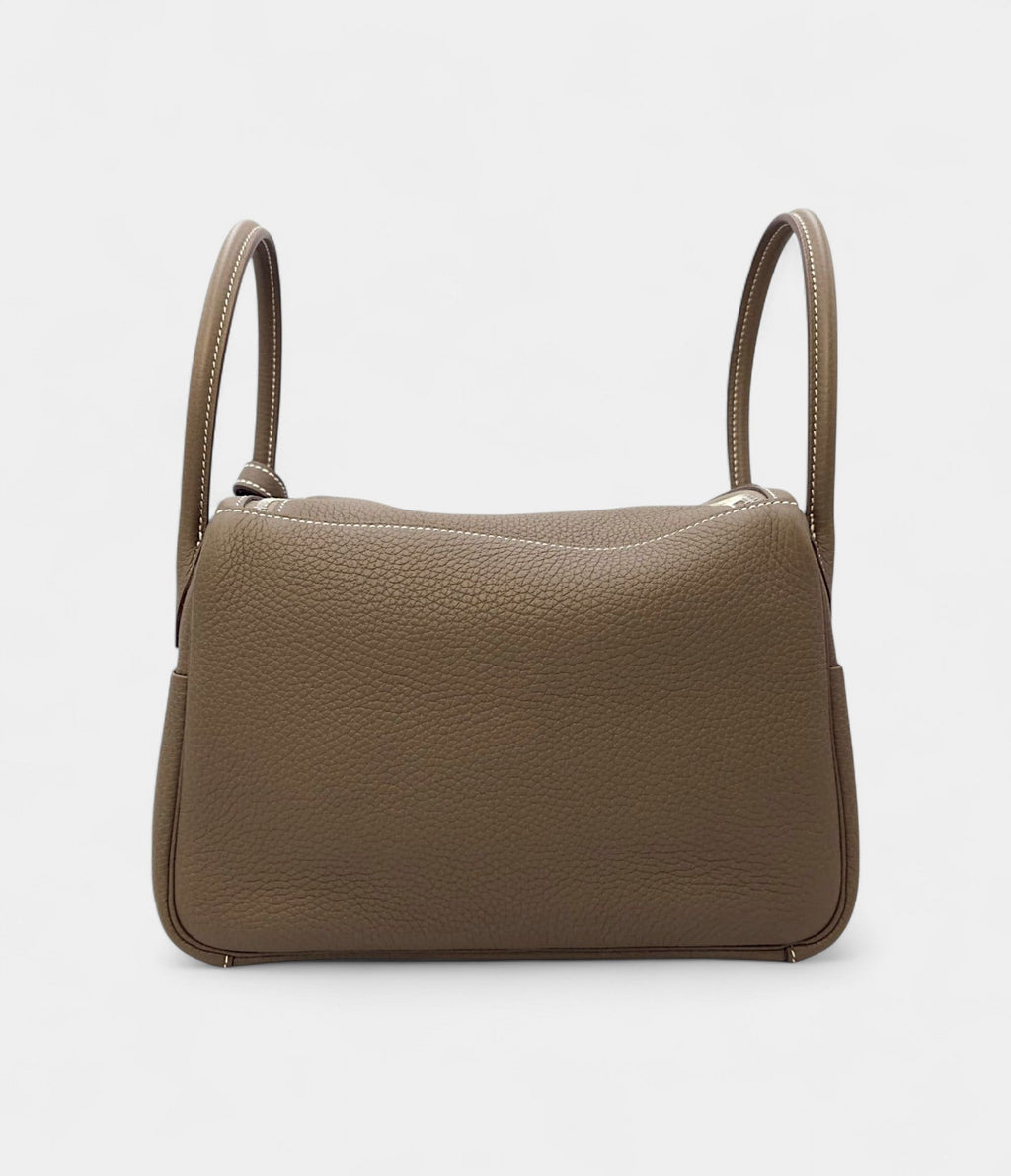 HMLindy 26 in Tow Clemence Leather with Palladium Hardware