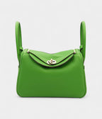 HMLindy 26 in Yucca Green Leather with Palladium Hardware