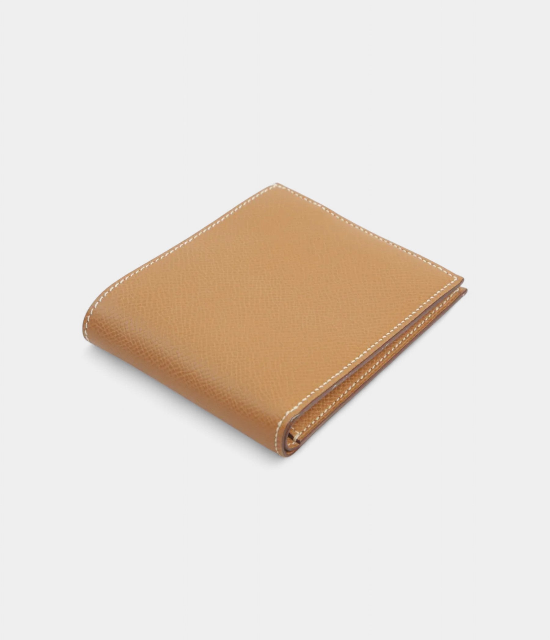 HMMC² Copernic Compact Wallet in Gold Epsom Calfskin Square