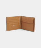 HMMC² Copernic Compact Wallet in Gold Epsom Calfskin Square