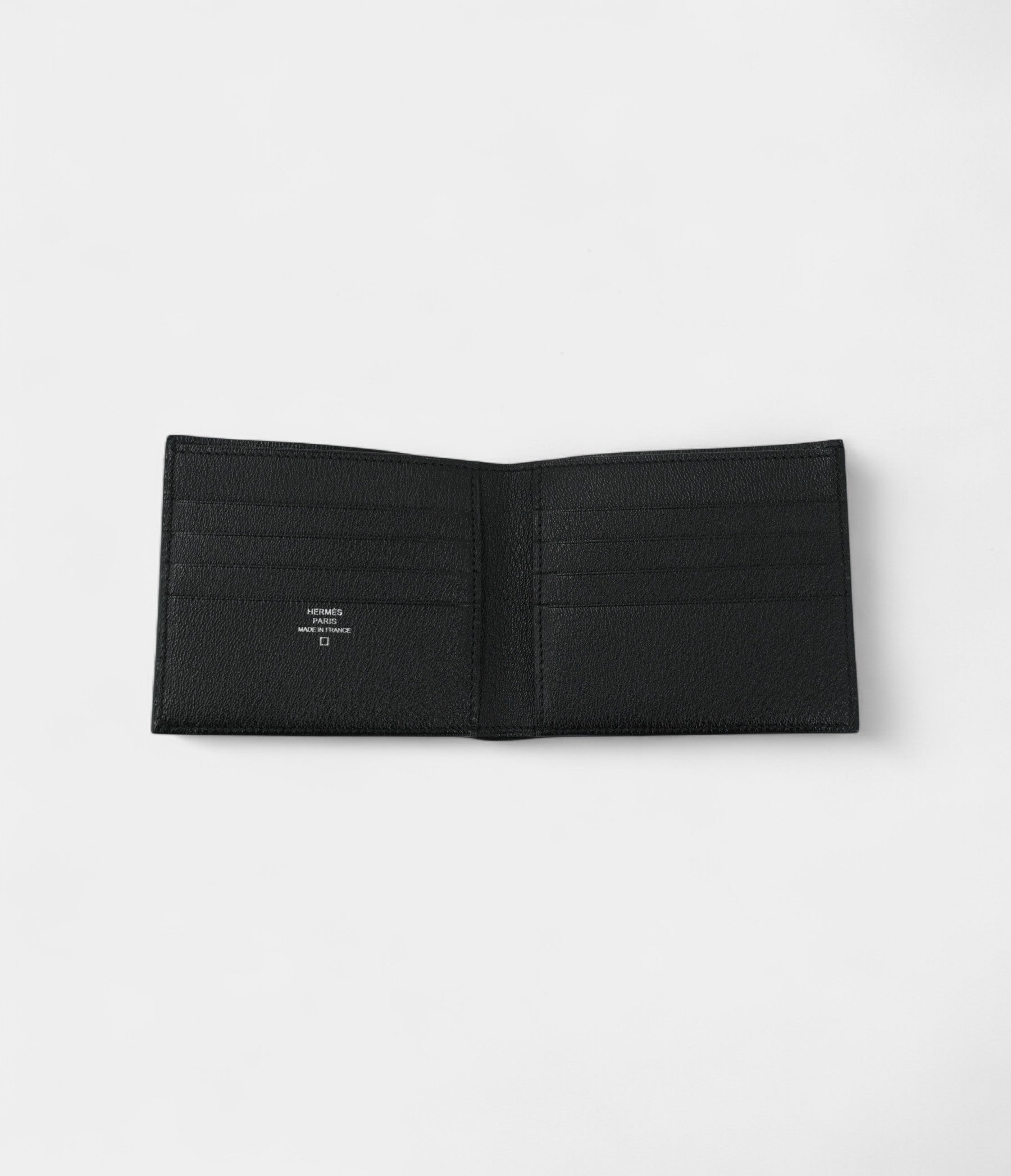 HMMC² Copernic Compact Wallet in Black Matte Alligator