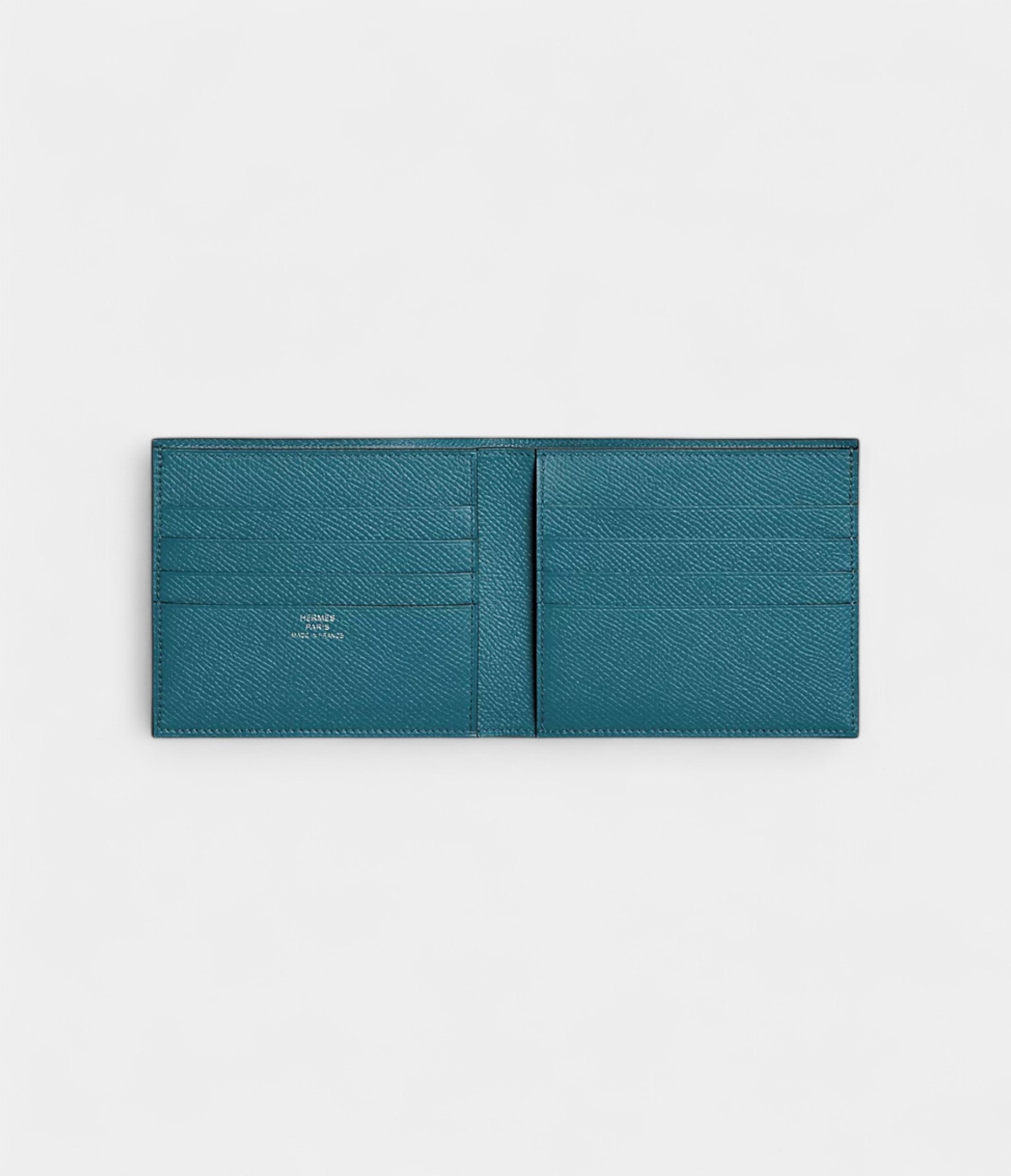HMMC² Copernic Compact Wallet in Blue Epsom Calfskin