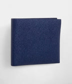 HMMC² Copernic Compact Wallet in Blue Nuit Epsom Leather