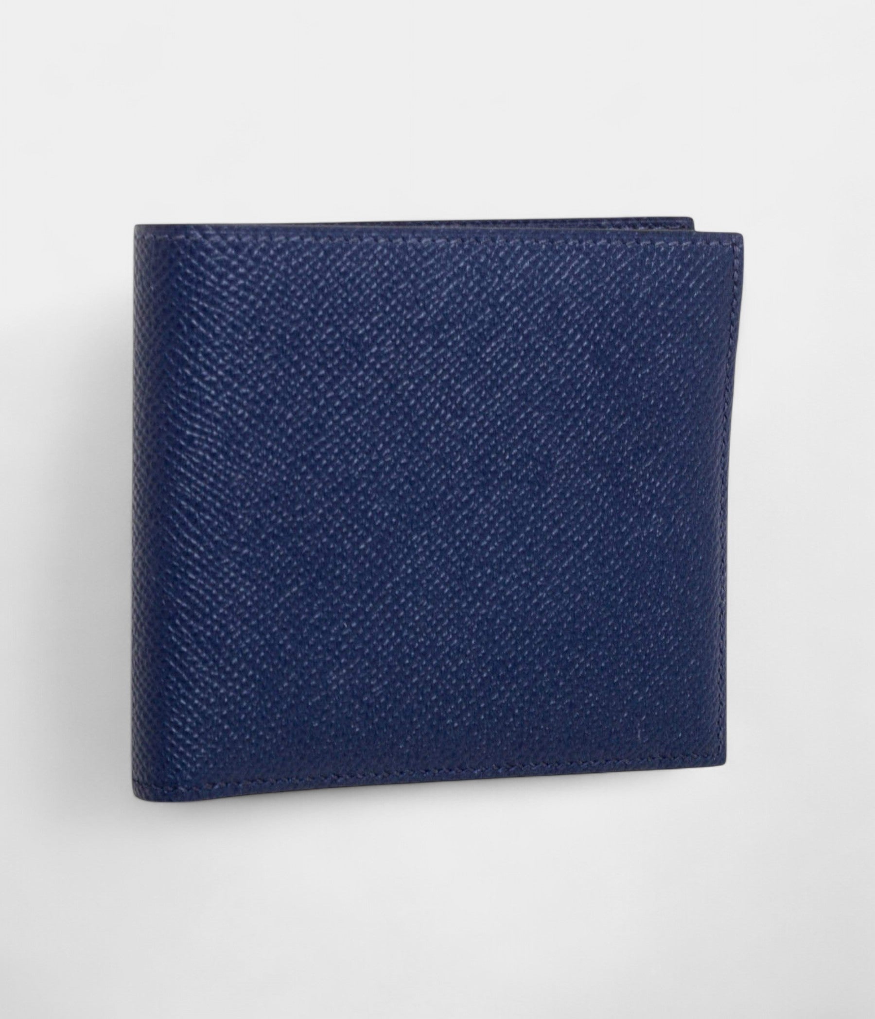 HMMC² Copernic Compact Wallet in Blue Nuit Epsom Leather