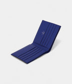 HMMC² Copernic Compact Wallet in Blue Sapphire Matte Alligator