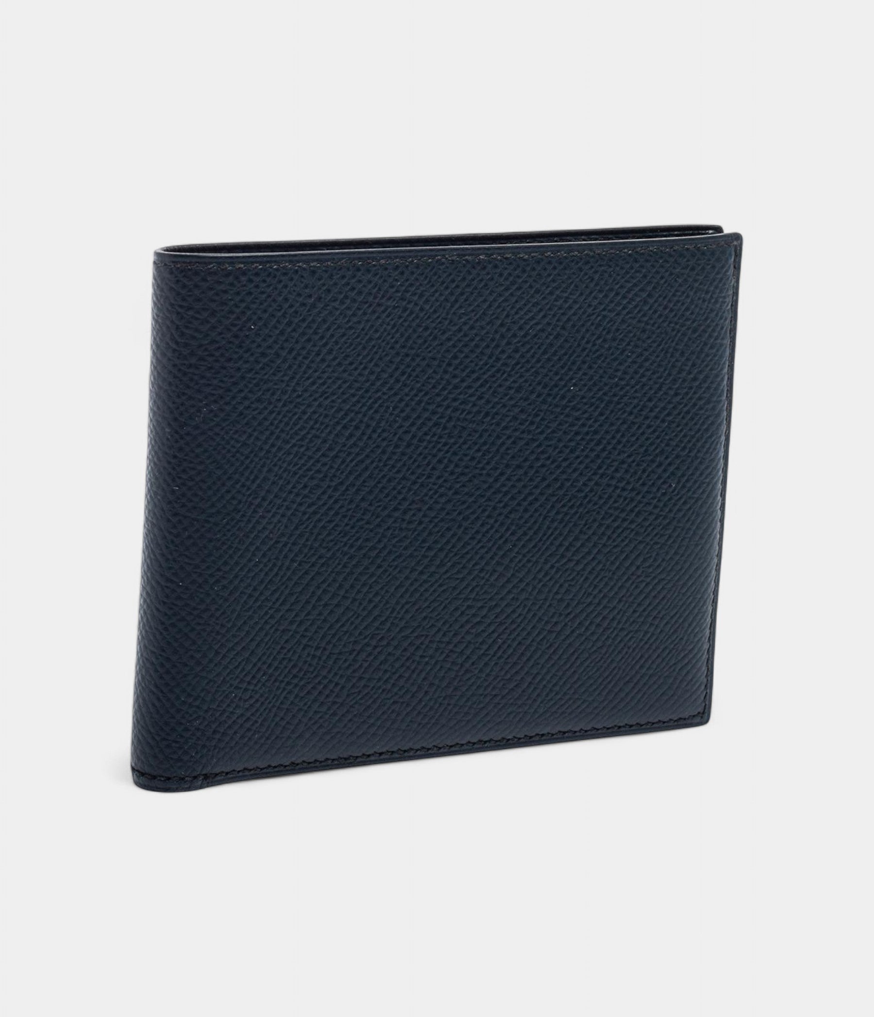 HMMC² Copernic Compact Wallet in Epsom Leather Midnight Blue