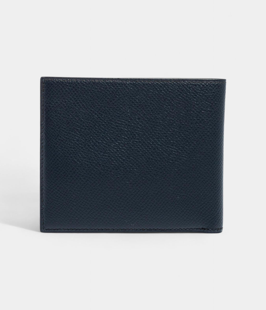 HMMC² Copernic Compact Wallet in Epsom Leather Midnight Blue