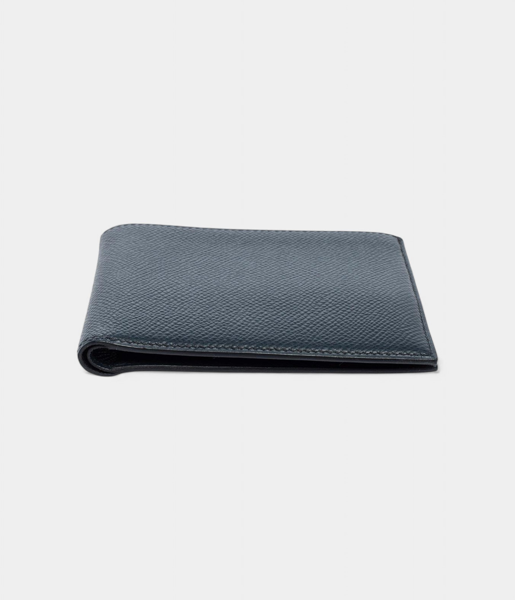 HMMC² Copernic Compact Wallet in Epsom Leather Midnight Blue