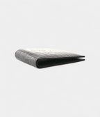 HMMC² Copernic Compact Wallet in Graphite Matte Alligator