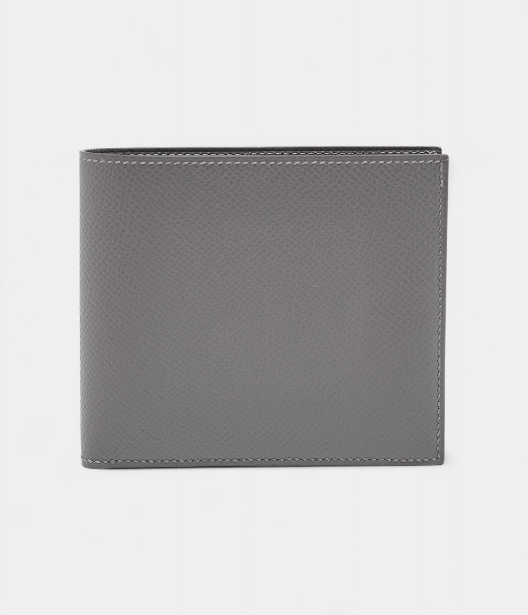 HMMC² Copernic Compact Wallet in Gris Epsom Leather