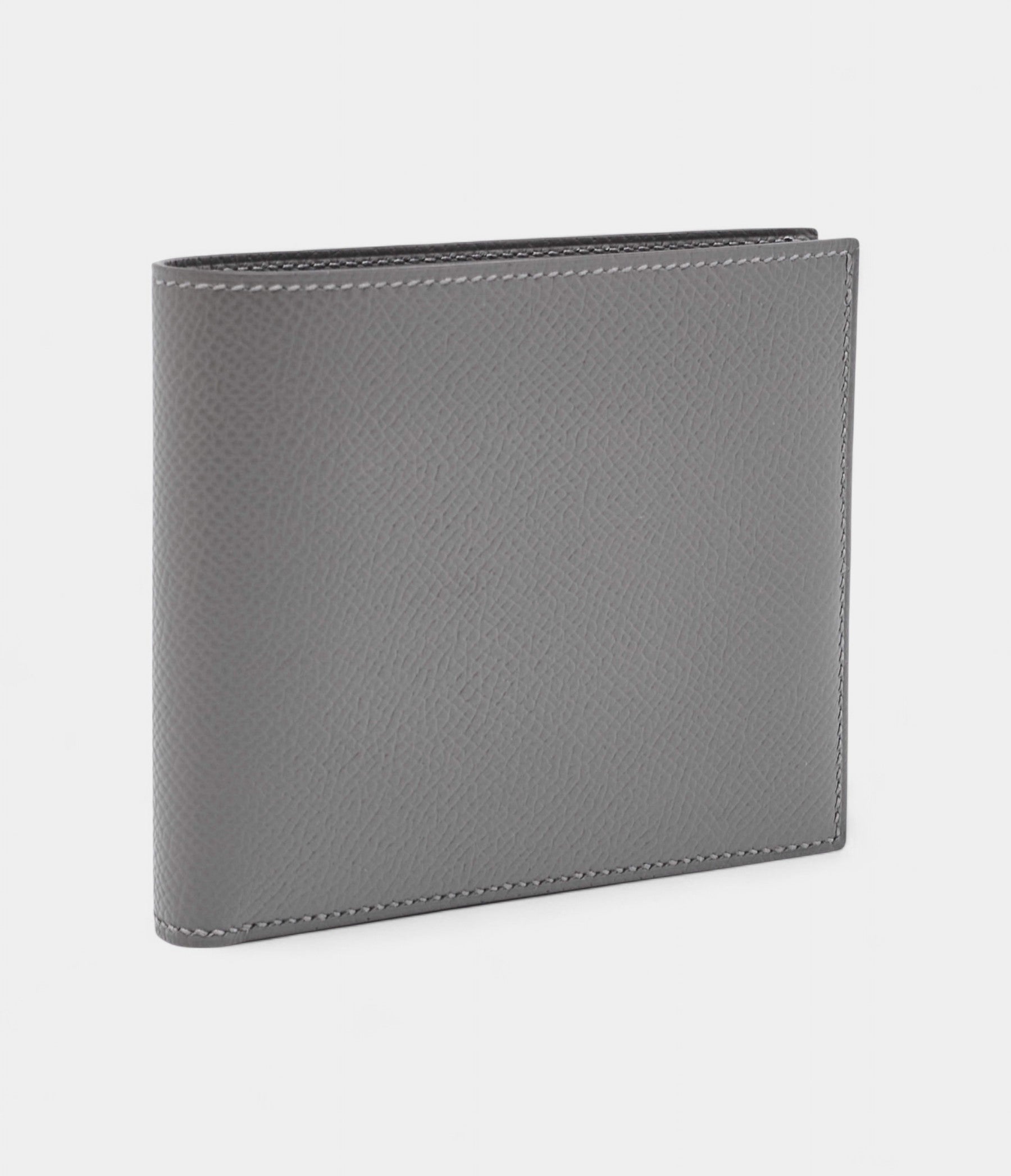 HMMC² Copernic Compact Wallet in Gris Epsom Leather