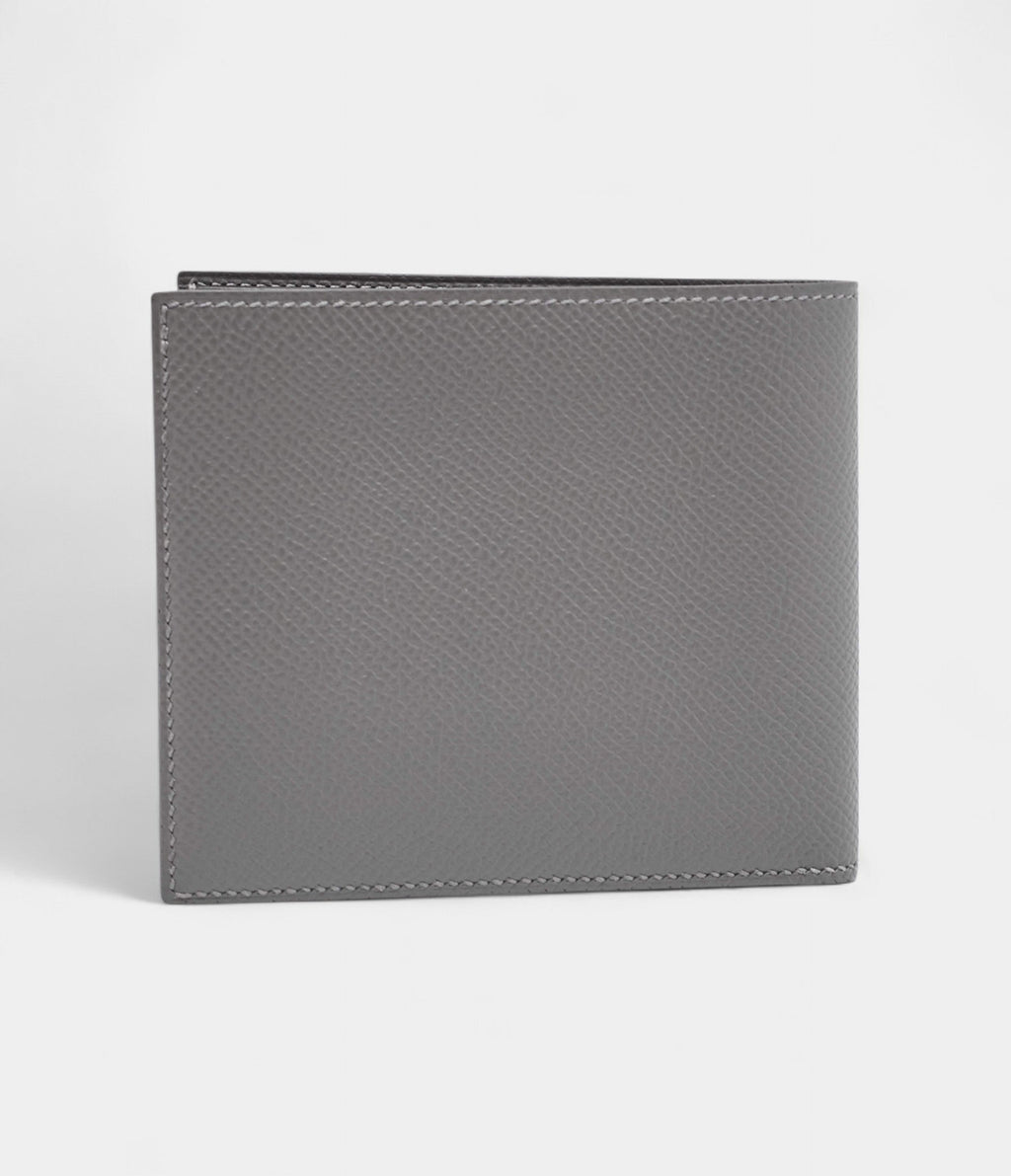 HMMC² Copernic Compact Wallet in Gris Epsom Leather