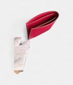 HMMC² Copernic Compact Wallet in Rose Red Epsom Leather
