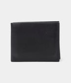 HMMC² Copernic Compact Wallet in Smooth Calfskin Leather in Black