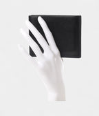 HMMC² Copernic Compact Wallet in Smooth Calfskin Leather in Black