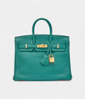 HMMalachite Togo BK 25 Gold Hardware