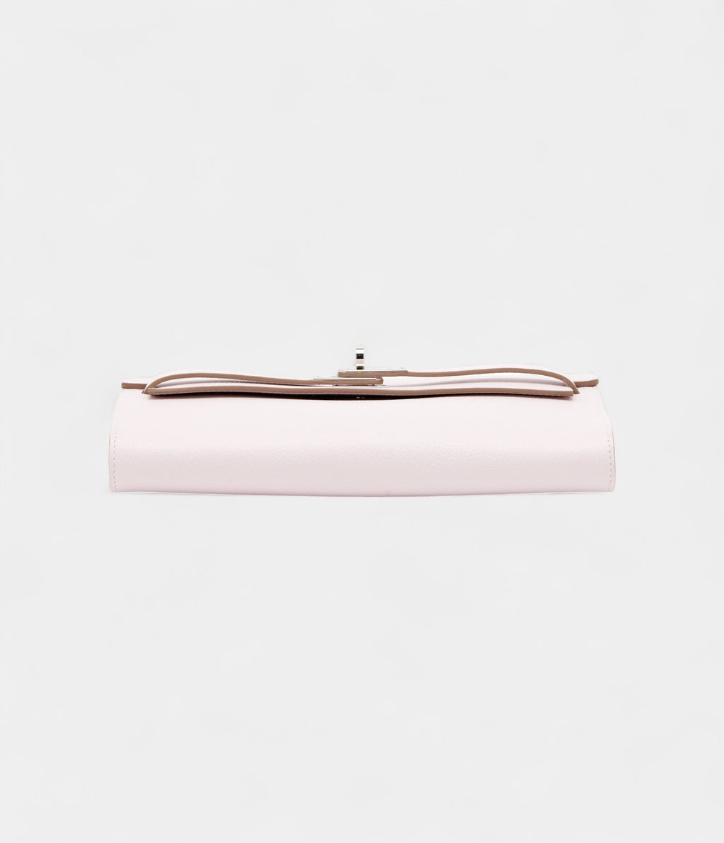 HMMauve Pale Evercolor Kelly To Go Wallet Palladium Hardware